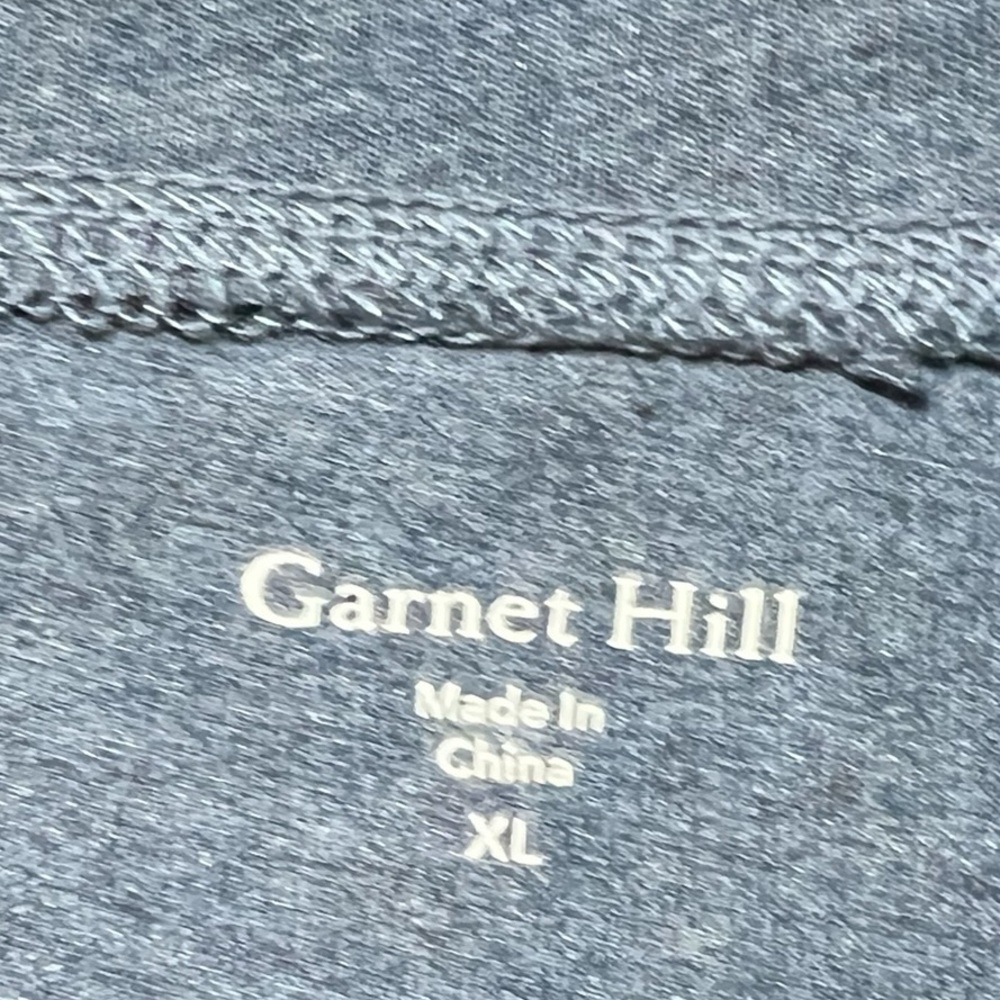 Garnet Hill Navy Blue Tunic XL - Picture 4 of 4